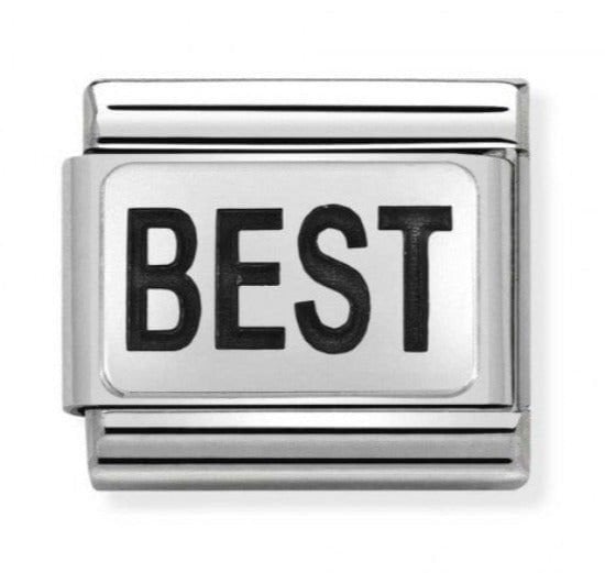 330109/27 Classic Silvershine Oxi Plates BEST Charm