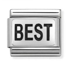 330109/27 Classic Silvershine Oxi Plates BEST Charm