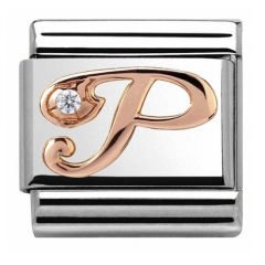 430310/16 Classic Rose Gold P Harfi Charm