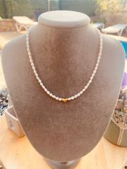 GÜMÜŞ İSTİRİDYE İNCİ KOLYELER