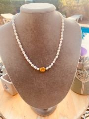 GÜMÜŞ İSTİRİDYE İNCİ KOLYELER