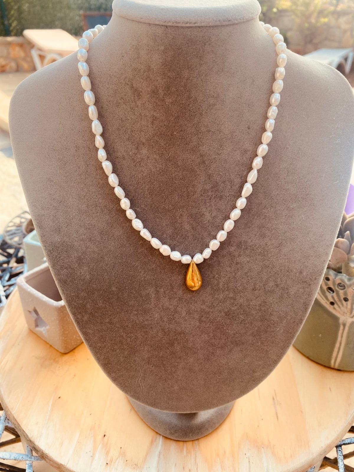 GÜMÜŞ İSTİRİDYE İNCİ KOLYELER