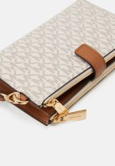 Micheal Kors Logo Desenli Kadın Orta Boy Deri Cüzdan
