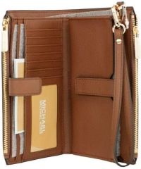 Michael Kors Kadın Kahverengi Büyük Boy Deri Cüzdan