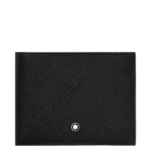 130318 Montblanc Sartorial 6 cc Siyah Cüzdan
