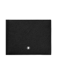 130318 Montblanc Sartorial 6 cc Siyah Cüzdan