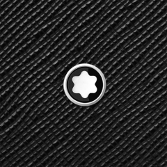 130318 Montblanc Sartorial 6 cc Siyah Cüzdan