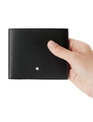 130317 Montblanc Sartorial 8 cc Siyah Cüzdan