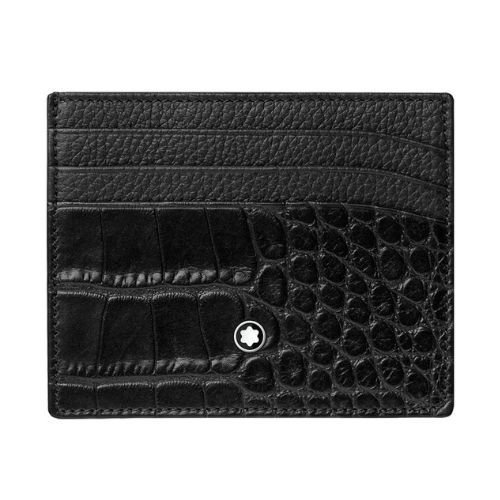 118762 Montblanc Meisterstück 6cc Siyah Kredi Kartlık