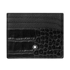 118762 Montblanc Meisterstück 6cc Siyah Kredi Kartlık