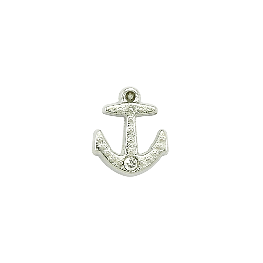 Gemi Çapası - Tek Taşlı Charm