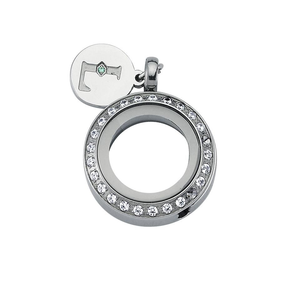 Swarovski Zirconia - Luzyo - Silver - 20 mm