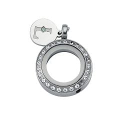 Swarovski Zirconia - Luzyo - Silver - 20 mm