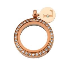 Swarovski Zirconia - Luzyo - Rose - 25 mm