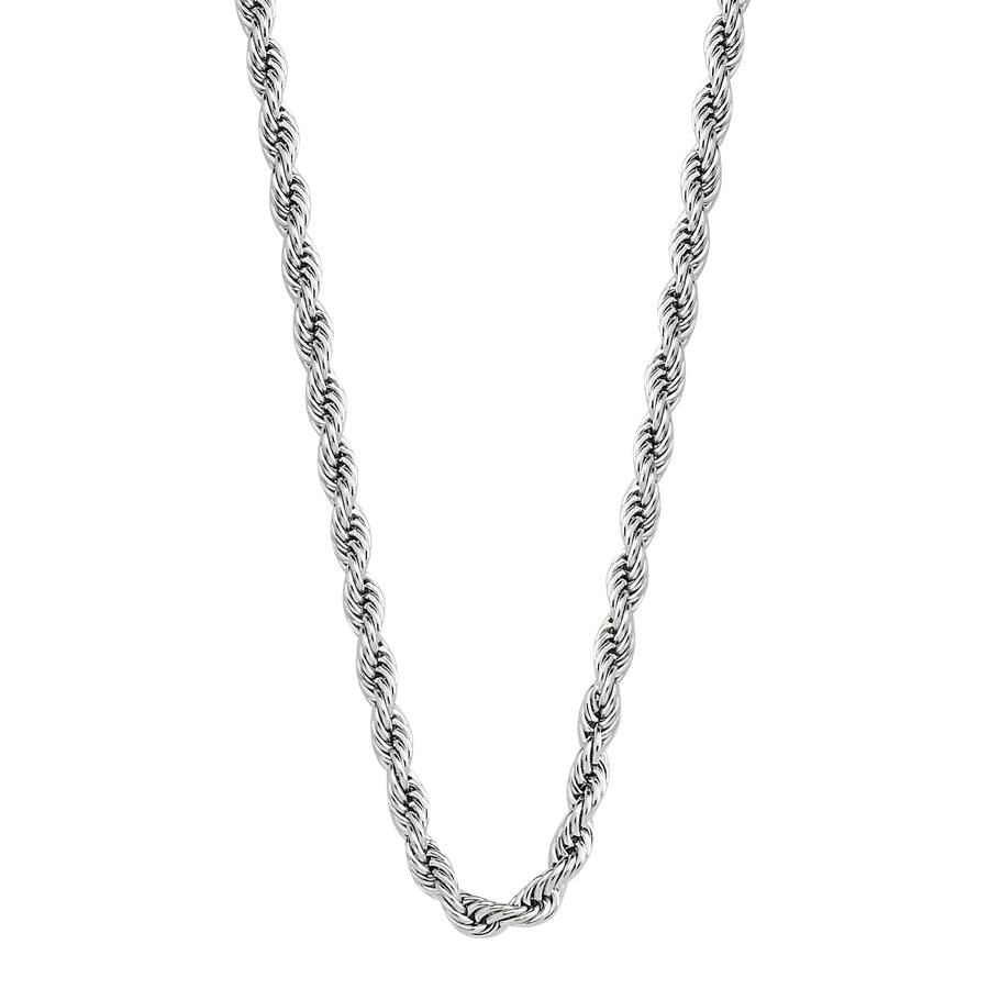 Sonya Zincir - Gümüş Rengi - İnce - 40+5 cm