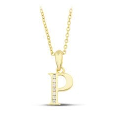 INITIAL NECKLACE - P - 925