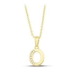 INITIAL NECKLACE - O - 925