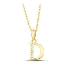 INITIAL NECKLACE - D - 925