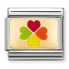 030263/21 Classic Rainbow Clover Charm